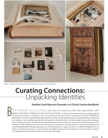 Art Education Journal_Curating Connections