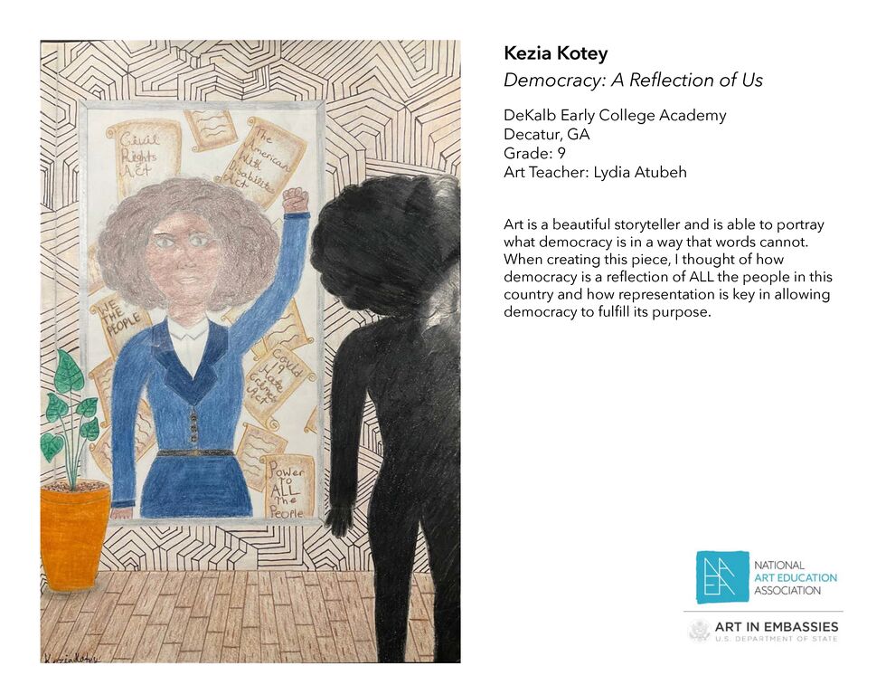 Democracy Collection Student Art Competition Exhibit • National Art Education Association