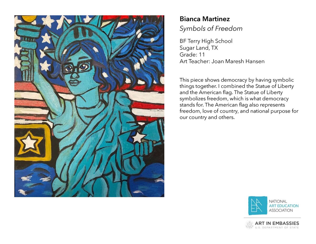 Democracy Collection Student Art Competition Exhibit • National Art Education Association