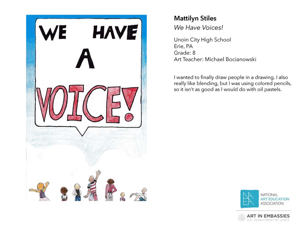 Democracy Collection Student Art Competition Exhibit • National Art Education Association