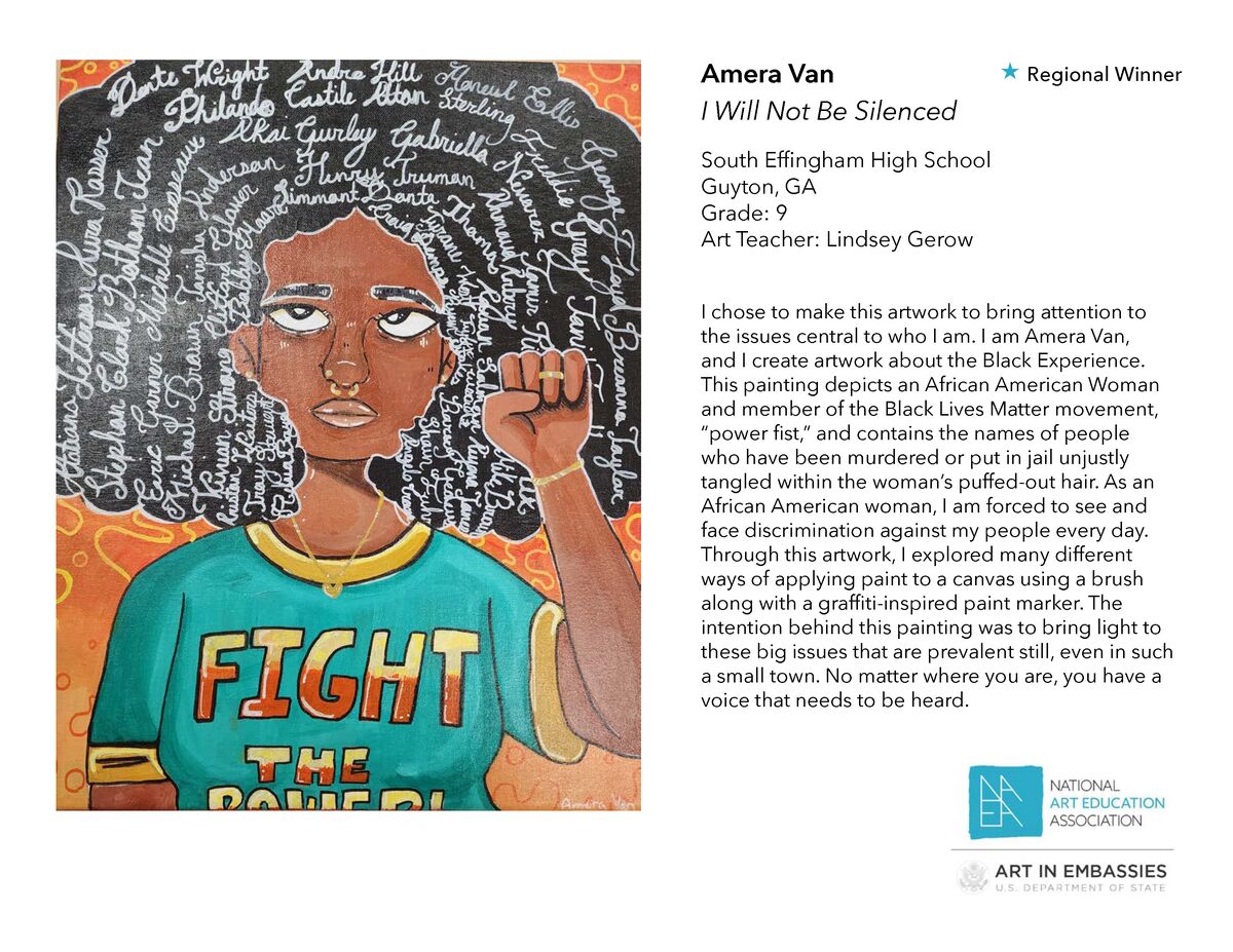 Democracy Collection Student Art Competition Exhibit • National Art Education Association