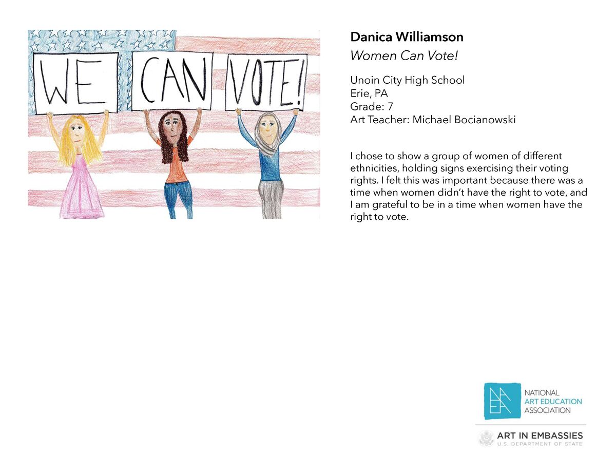 Democracy Collection Student Art Competition Exhibit • National Art Education Association